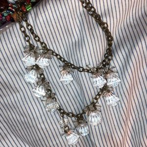 Plastic chandelier necklace
